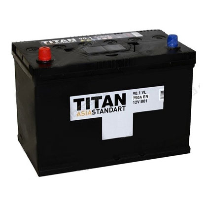 Аккумулятор  TITAN ASIA STANDART 6СТ-90.1 VL