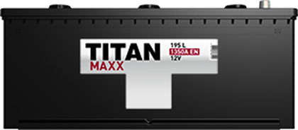Аккумулятор  TITAN MAXX 6СТ-190.3 VL