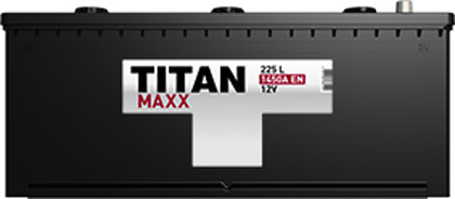 Аккумулятор  TITAN MAXX 6СТ-225.3 VL
