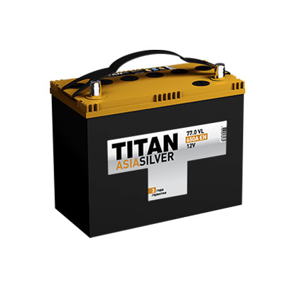 Аккумулятор  TITAN Asia Silver 6СТ-77.0 VL