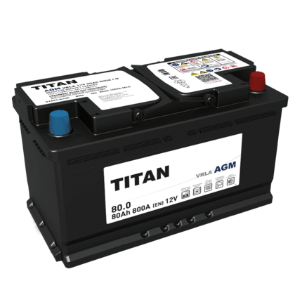 Аккумулятор  TITAN AGM 6СТ-80.0 VRLA