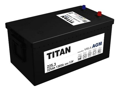 Аккумулятор TITAN AGM 6СТ-225.3 L