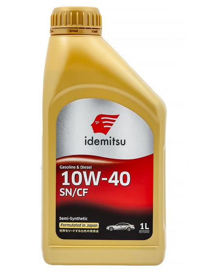 Масло моторное  10W-40  IDEMITSU SN/CF SEMI-SYNTHETIC 1л