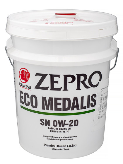 Масло моторное 0W-20 ZEPRO ECO MEDALIST API SN SYNTHETIC 20л