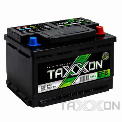 Аккумулятор TAXXON EFB EURO 80ah R+низкий