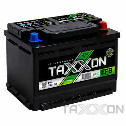 Аккумулятор TAXXON EFB EURO 80ah R+