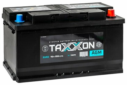 Аккумулятор TAXXON AGM EURO 95ah R+