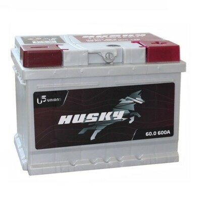 Аккумулятор Husky 60А/ч обратная полярнoсть низкий