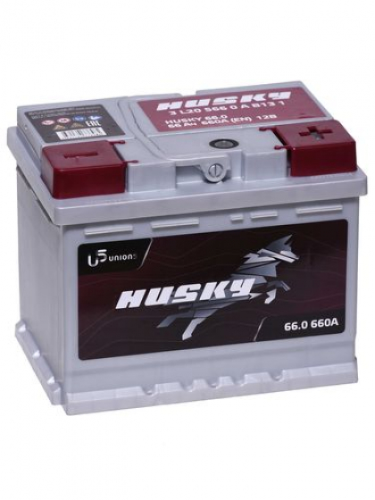 Аккумулятор Husky 66А/ч обратная полярнoсть