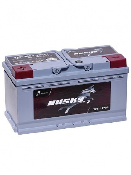 Аккумулятор Husky 105 А/ч обратная полярнoсть низкий