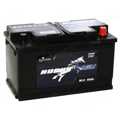 Аккумулятор Husky AGM 80А/ч обратная полярнoсть