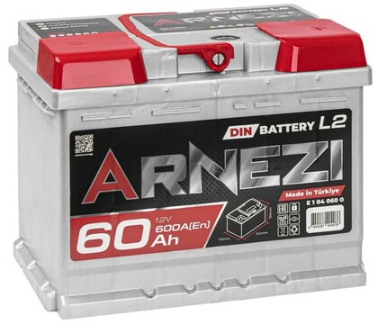 Аккумулятор ARNEZI DIN SMF 60ah обратная полярность